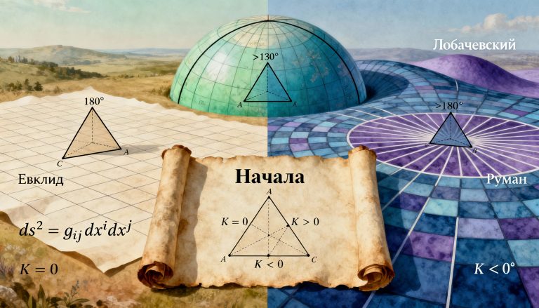 Когда прямые линии отказываются подчиняться: революция в понимании пространства