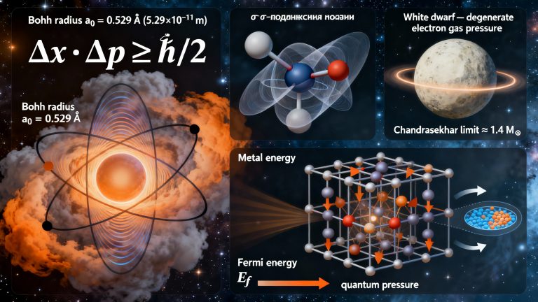 Как принцип неопределённости объясняет устойчивость материи: от атомов до нейтронных звёзд