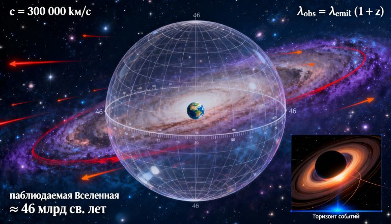 Космические горизонты: почему Вселенная навсегда скрывает от нас свои тайны