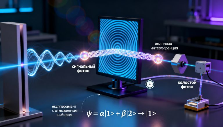 Когда будущее меняет прошлое: тайны квантового ластика с отложенным выбором