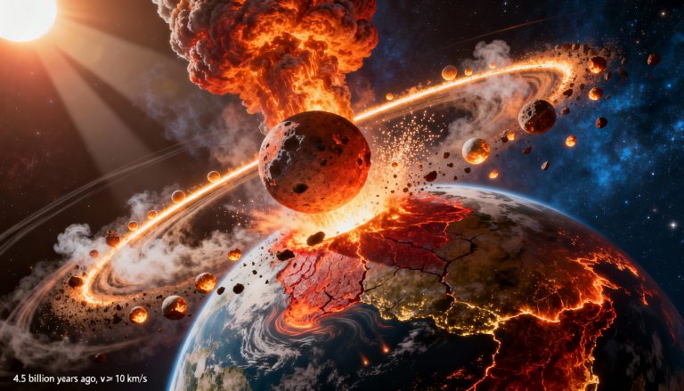 Луна как зеркало времени: что древний спутник Земли рассказывает о рождении миров